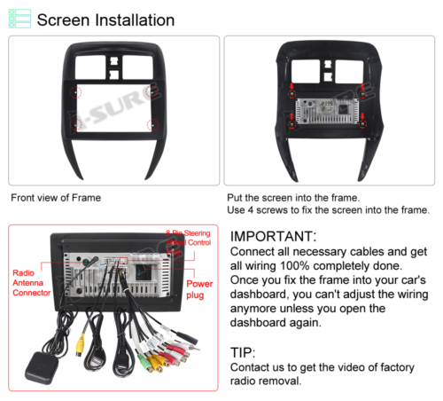 10.1'' for Nissan Versa 2015-2019 Android 13 Car Stereo Radio GPS Navi Carplay - Picture 11 of 13