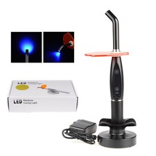 Dental Upgraded Rainbow LED Curing Light 1500-2000mw/cm2 3 Modes Black US STOCK