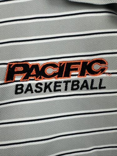 Nike Golf | UOP University of the Pacific Tigers Basketball Polo | XXL Striped - Picture 4 of 8