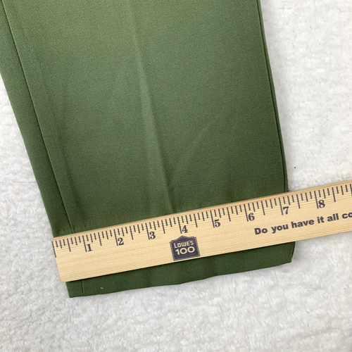 J. Crew Kate Straight Leg Pant Four Season Stretch Women Size 2 Green BK251 NWT - Picture 10 of 12