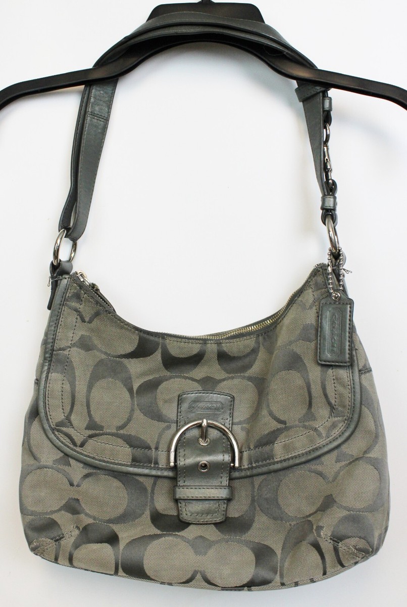 バッグ Coach Signature Flap Hobo Shoulder Bag Coach signature flap shoulder - Gem