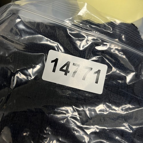 Maglione Fred Perry uomo piccolo blu lana di agnello maglia cavo maglione top - Foto 10 di 10