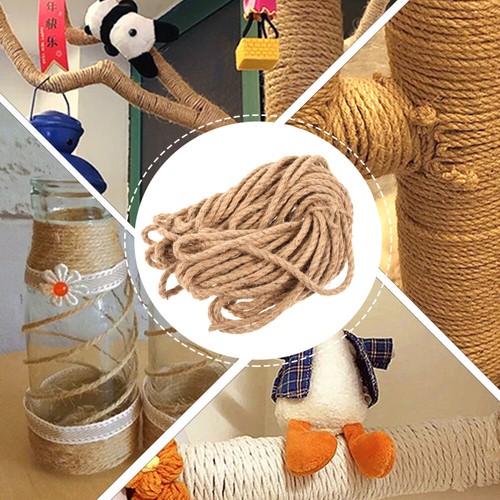 Agricultural Rope Child Jute Twine Wall Decor for Crafts Natural - Picture 12 of 12