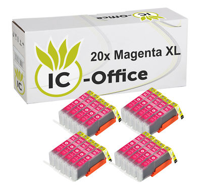 20x CANON Patronen CLI551 Chip magenta Drucker IP7250 MG6450 MG6350 MX725 MX925