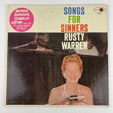 Rusty Warren – Songs For Sinners Vinyl LP Record Album JGM-2024