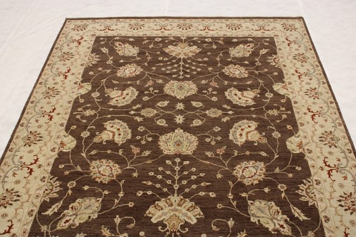 8'1" x 10'2" ft. Indian Traditional Hand Knotted Natural Dye Oriental Area Rug - Picture 2 of 8
