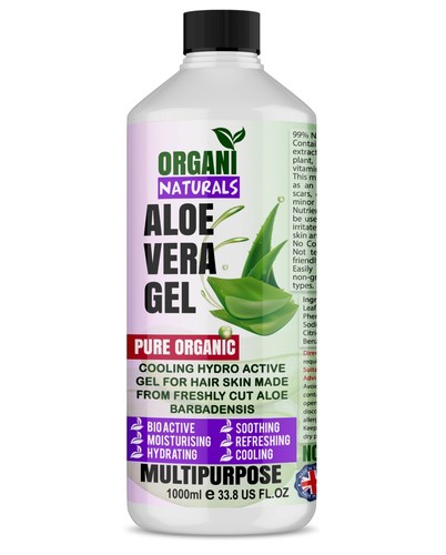 Aloe Vera Gel 100% Pure Natural Organic Multipurpose Soothing Hair & Skin Care - Picture 3 of 3