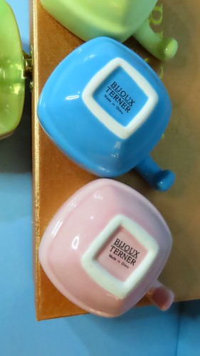 Bijoux Terner Set 4 Tazzine e Piattini Demitasse Tè/Espresso Colori Pastello - Foto 8 di 13