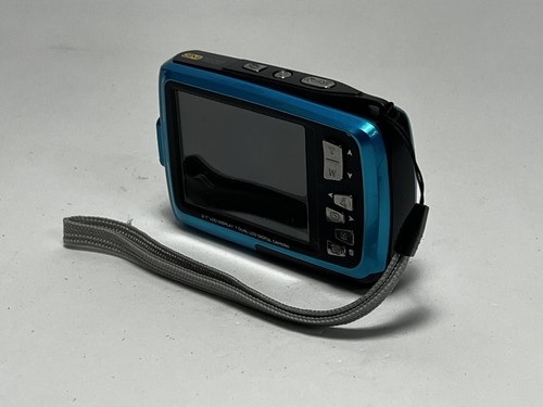 Polaroid iS085 16.0 MP Blue Digital Waterproof Underwater Compact Camera TESTED - Picture 2 of 2