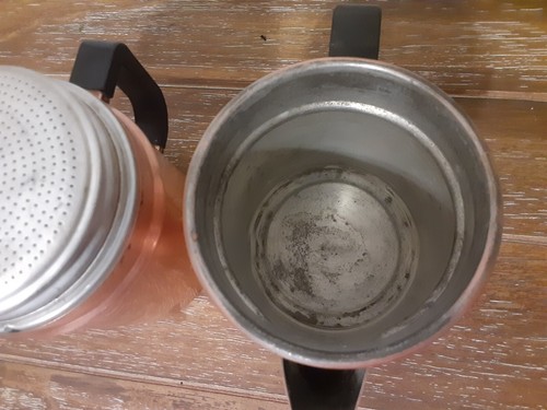 VTG.MCM COPPER 1 CUP COFFEE MAKER STACKED - Picture 10 of 14