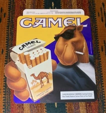 RARE Camel Cigarette Sign Window Decal Sticker Vintage 1993 Advertisement