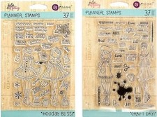 Julie Nutting Clear Planner Stamps, Craft Day Set  Holiday Bliss Set