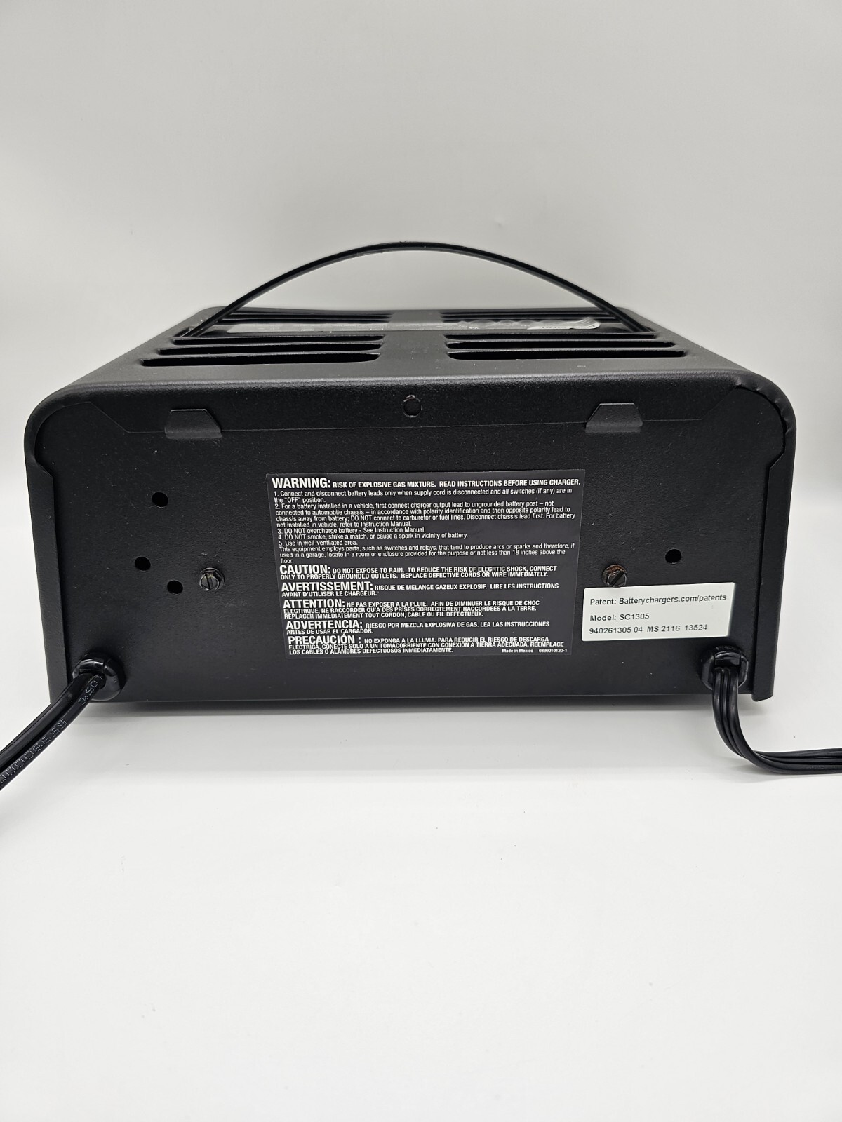 Schumacher SC1305 12V Fully Automatic Battery Charger / Engine Starter