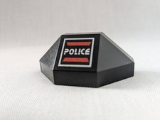 LEGO - Panel groß 3x3x6 Eck Konvex schwarz Space Police 6986 Ersatzteil vintage