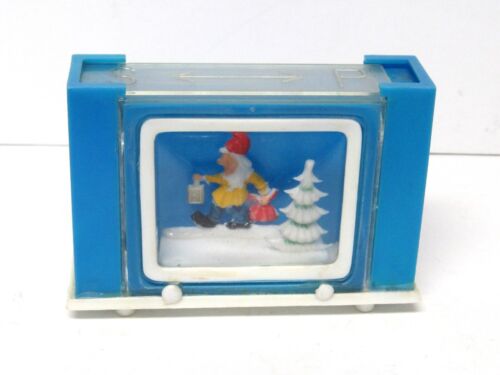 1963 TV Schneekugel Salz Pfeffer Elfe CLACO Sammlerstück Kenilworth N.Y #205 - Bild 3 von 8