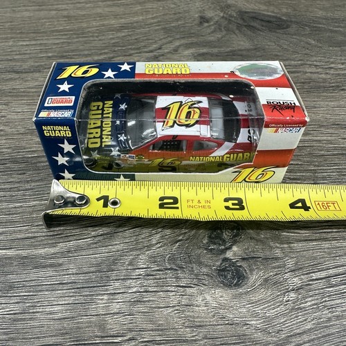 National Guard Greg Biffle Toy Race Car 1:64 Scale #16 Ford - Picture 7 of 7