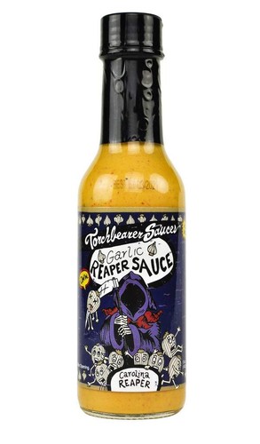 Torchbearer Sauces Garlic Reaper Sauce, 5 ounces - Carolina Reaper Peppers - All - Picture 1 of 4