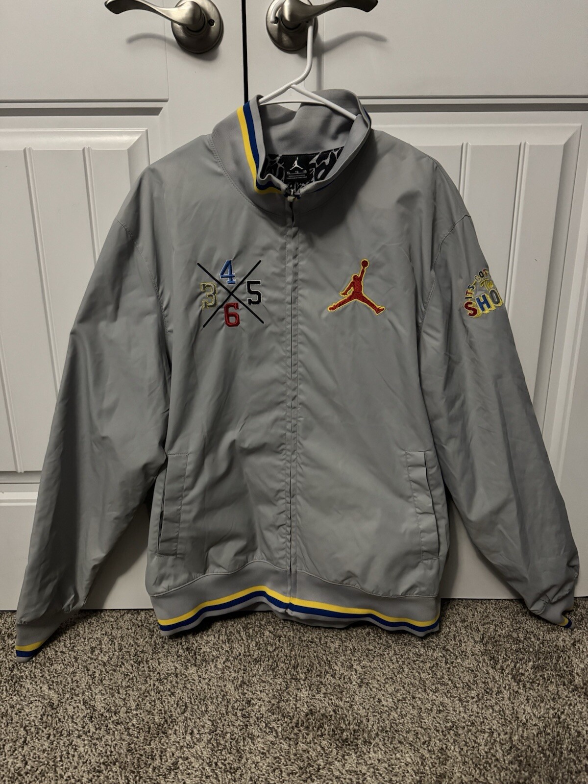 Micheal Jordan Spike Lee “ Its Gotta be the Shoes” Mens Jacket/Windbrk Size XL