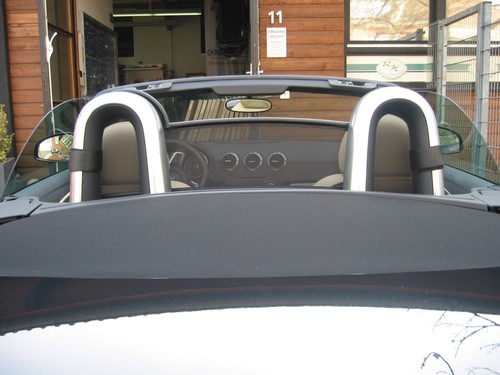 Windschott für Audi TT 8N Roadster schwarz - Picture 5 of 10
