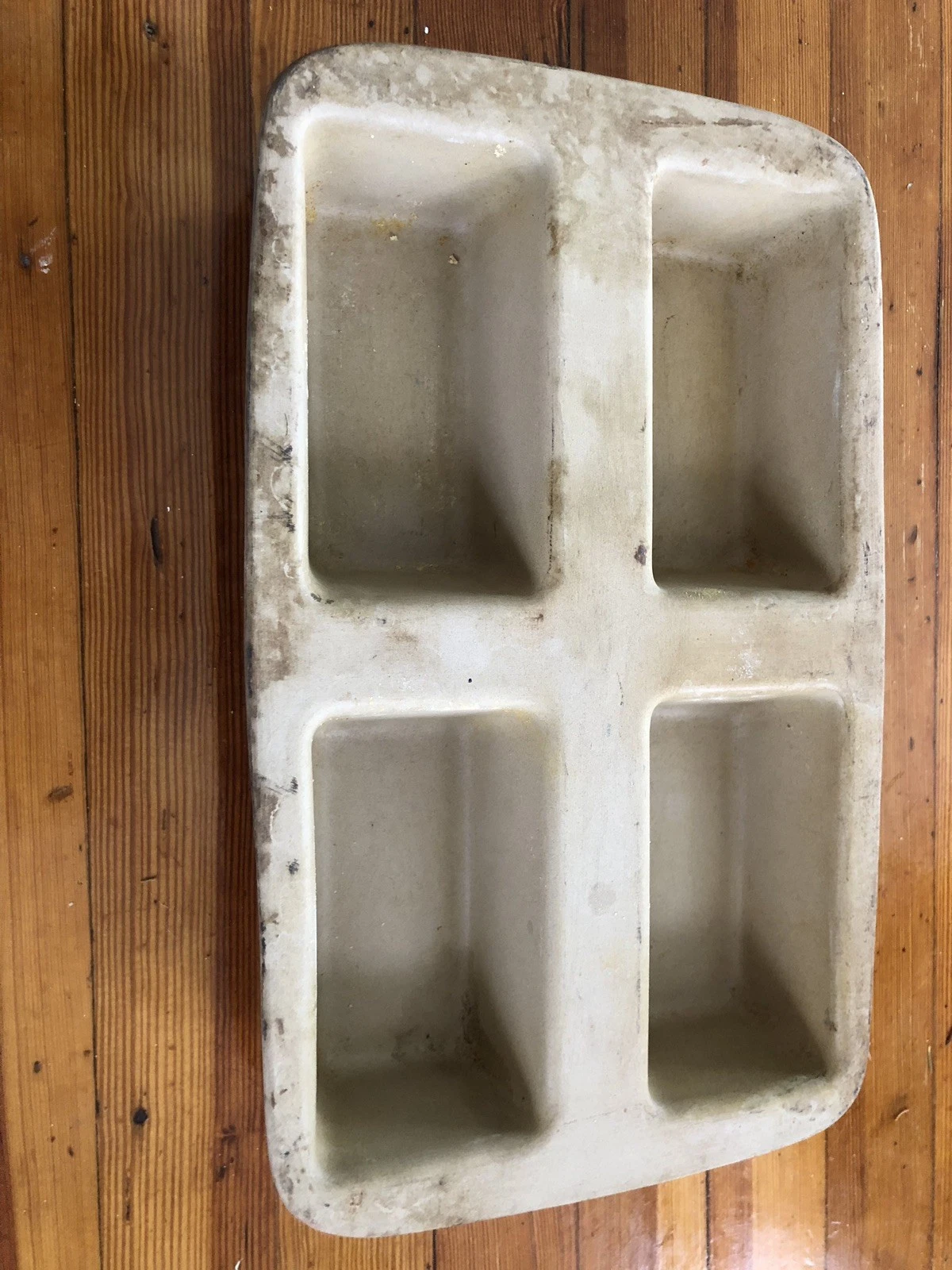 Set Of 2 The Pampered Chef Stoneware Mini Loaf Pan