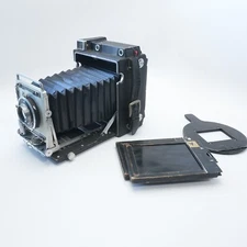 Graflex Crown Graphic 4x5 Camera w/ Kodak Ektar  f:4.7 127mm Supermatic Shutter