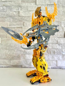 Bionicle Toa Mata Nui 8998 with Original Pearl Gold Kanohi Ignika Mask Of Life