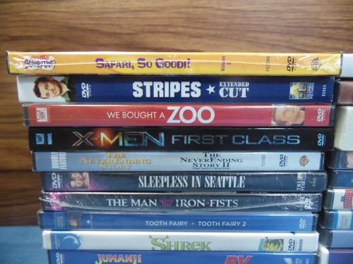 43 ALL SEALED DVD Movie LOT Wonder Woman Shrek Stripes Blind Side X-Men Jamanji - Picture 2 of 7