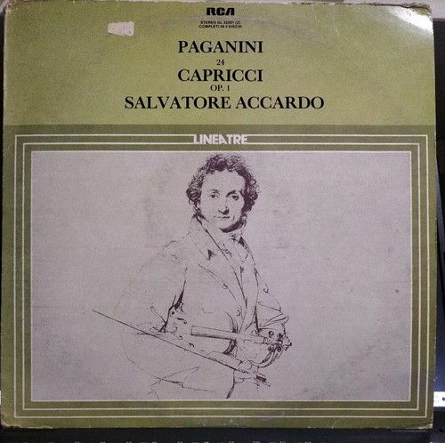 RCA LINEA TRE - 2 LP - PAGANINI 24 CAPRICCI OP.1 SALVATORE ACCARDO GL 32501 (2)