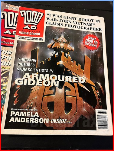 2000 AD 5 x Comic Bundle: Progs 885 933 958 961 & 965 Vintage Used 1990s #7AD3 - Imagen 2 de 6