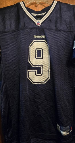 Tony Romo Dallas Cowboys RBK Authentic Jersey Youth Size XL Blue NFL Equipment - Picture 3 of 9
