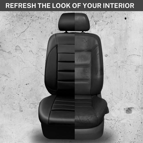 CAR PASS Faux Leather Car Seat Covers Front Seats Only,3D Support,2 Pieces Black - Picture 5 of 9