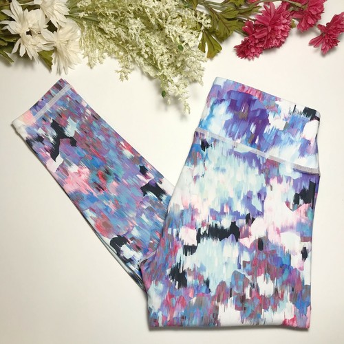 Fabletics Women Salar Legging XXS Floral Fresco Print PowerHold Yoga Workout Gym - Picture 4 of 12