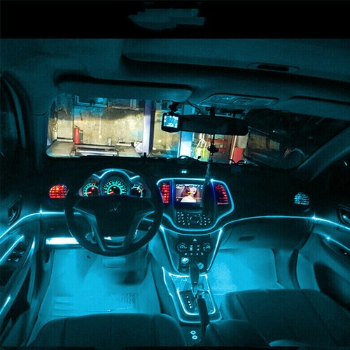 Car Interior LED Atmosphere Decor Light Strip 2M/3M/5M for Mood Lighting - Picture 44 of 45