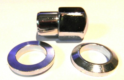 20 Wolfrace wheelnuts wheel nuts sleevenuts 1/2"unf x11/16" (17.5mm) shank diam. - Picture 9 of 9