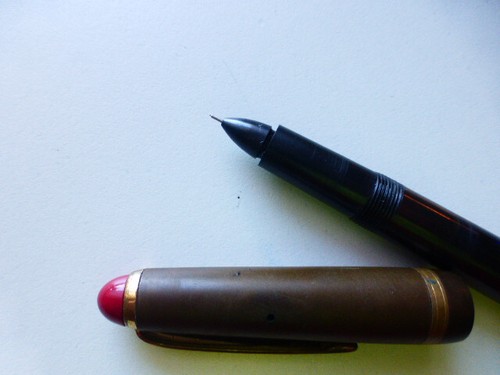 Original rOtring Tintenkuli voll funktionsfähig mit roter Kappe - Picture 2 of 4