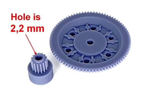 Set of 2 gears for Grundig C3200 C4100 C4200 C6000 C6200 - 第 1/3 張圖片