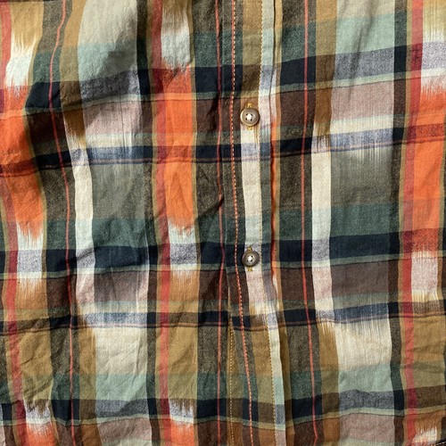 CARBON Shirt XXL Classic Fit Red Western Plaid Long Sleeve Button Collared 2XL - Picture 5 of 11