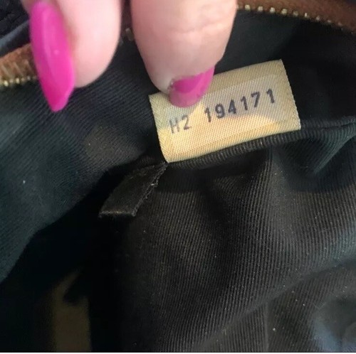 Dooney & Boutke borsa a tracolla vintage in pelle di ciottoli nera - Foto 8 di 8