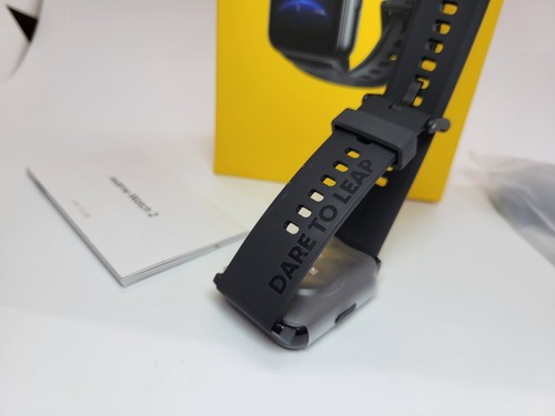 Reloj inteligente Realme Watch2 RMW2008 con monitor de oxígeno en la sangre y ritmo cardíaco negro NUEVO - Imagen 10 de 10
