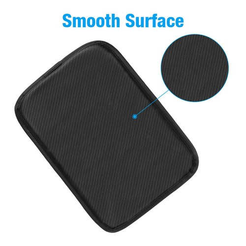 Car Interior Armrest Pad Center Console Cushion Mat Cover Protector PU Leather - Bild 11 von 13