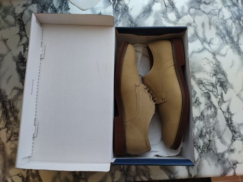 Brand New CLUB ROOM Mens Benjamin (Benjimin) Oxford Shoes, Beige, Sz 10.5 - Picture 8 of 8