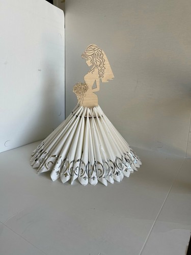 "Soporte para servilletas ""NOVIA"" 11"" de alto | Ajuste de mesa | Regalo para ella | Decoración de cocina| - Imagen 2 de 6