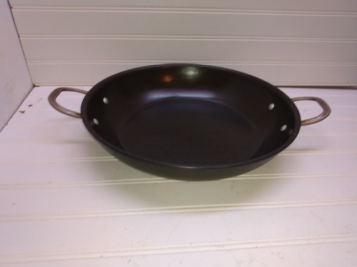 Calphalon 3Qt Wok Anodized Aluminum 12" Skillet Paella Pan Braiser Fry Pot Lid - Picture 6 of 14