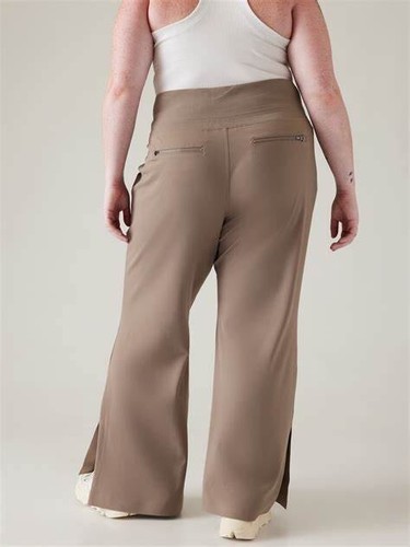 Athleta 2X Venice Flare Pant Rustic Beige #882675 - Picture 2 of 15