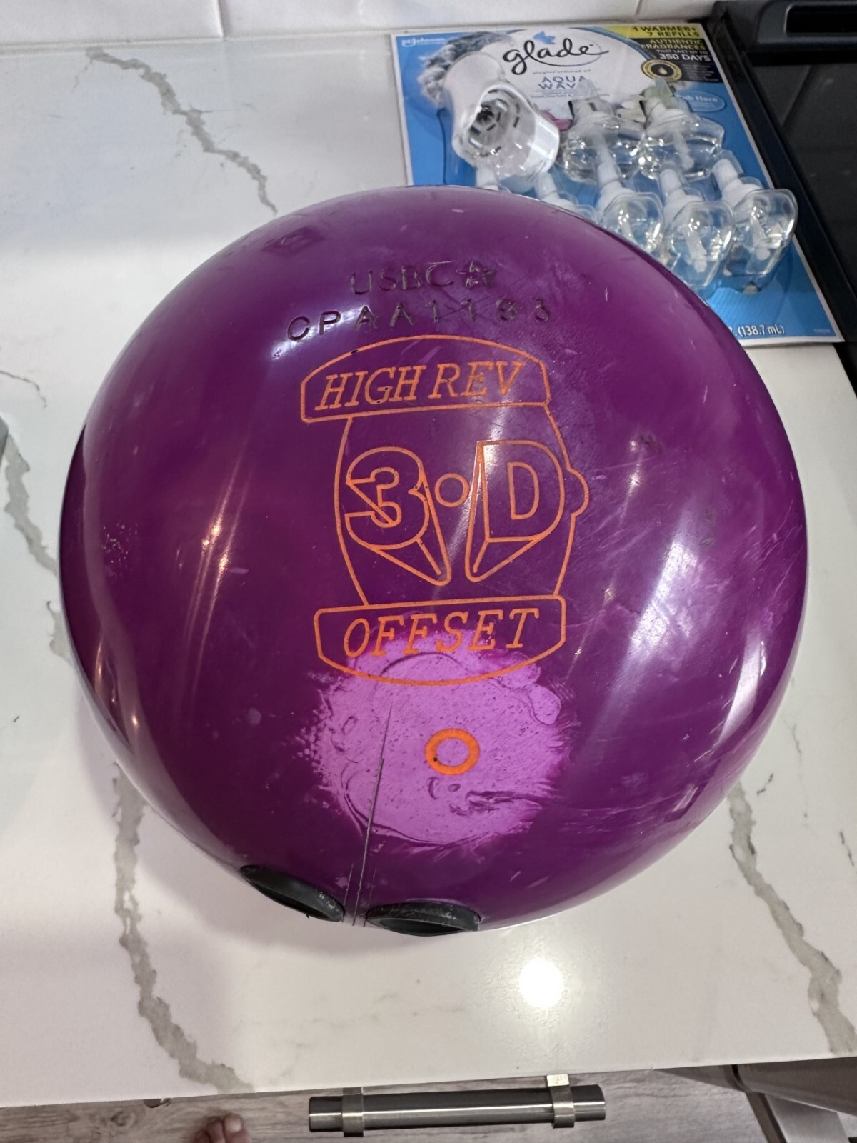 used-bowling-ball-hammer-3d-offset-drilled-weight-15lb-10oz