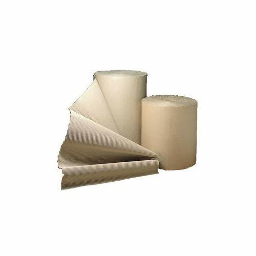 BRAND NEW 1500mm x 75m CORRUGATED CARDBOARD PAPER ROLL 75 METRES / HIGH QUALITY - Picture 3 of 7