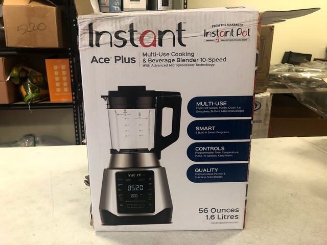 Instant Ace Plus Blender 54 Oz Glass Pitcher Hot Cold Settings Smoothie For Sale Online Ebay