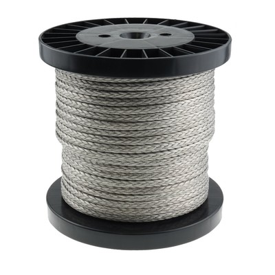 Leine Faserseil UHMWPE Seil Dyneema PRO 3mm 100m geflochten gelb