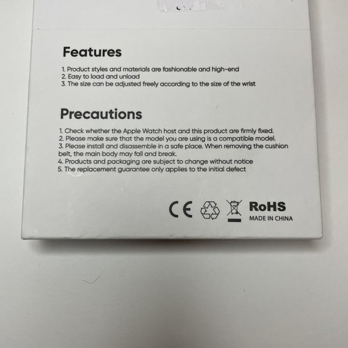NIB Apple Watch Strap / Band Set Black Leather + Gray TPU - Picture 2 of 3