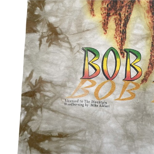Vintage 1996 Bob Marley Shirt Size XL Tie Dye The Mountain 90's - Picture 7 of 11